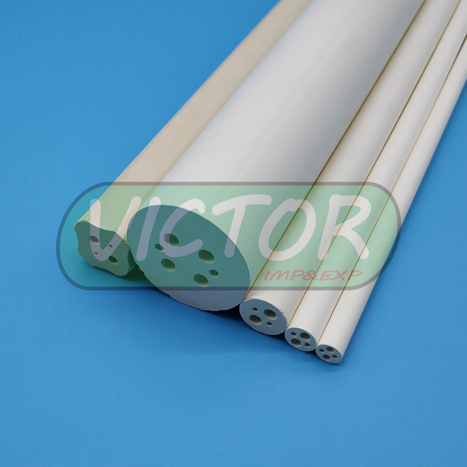 China Custom 4 Holes MgO Ceramic Rod Manufacturers, Suppliers